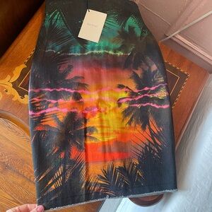 Balmain Tropical Sunset Skirt